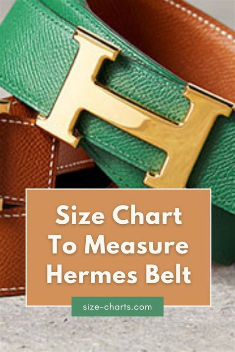 hermes mens belt size guide